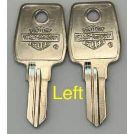 JMR Key Blanks Motorcycle Switch Uncut Blade Blank Ignition Key Fit For Harley Sportster XL 883