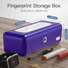 AICase Biometric Fingerprint Storage Box,AICase Portable Cash Jewelry Security Case