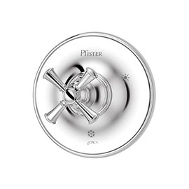 Pfister, HHL-089TBBG, Tisbury Shower Trim Cross Handle, Brushed Gold