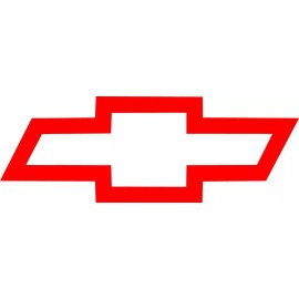 28" Bowtie (Pictured in Red-Other Colors Available) Window Sticker Decal C