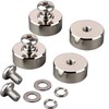 ULIBERMAGNET Lot de 4 aimants ronds en néodyme puissants de