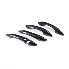 Unbranded 5PCS Carbon Fiber Outer Door L Shape Handle Cover Trim For Santa Cruz 2022-2025