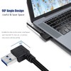 AKWOR USB 3.0 Extension Cable Left and Right Angle, 2