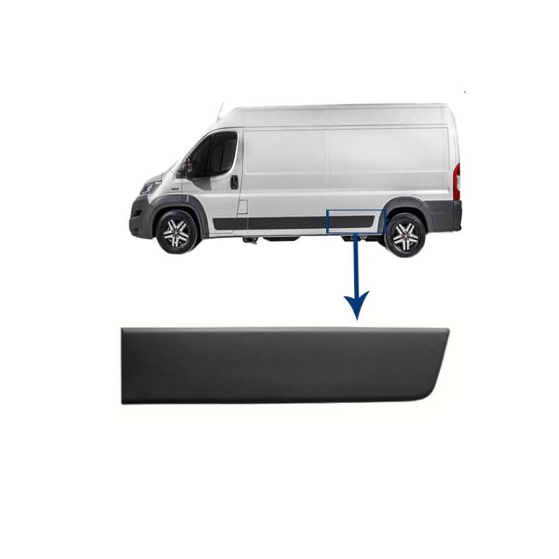 Rear Moulding Side Panel Trim Left Side For Peugeot Boxer