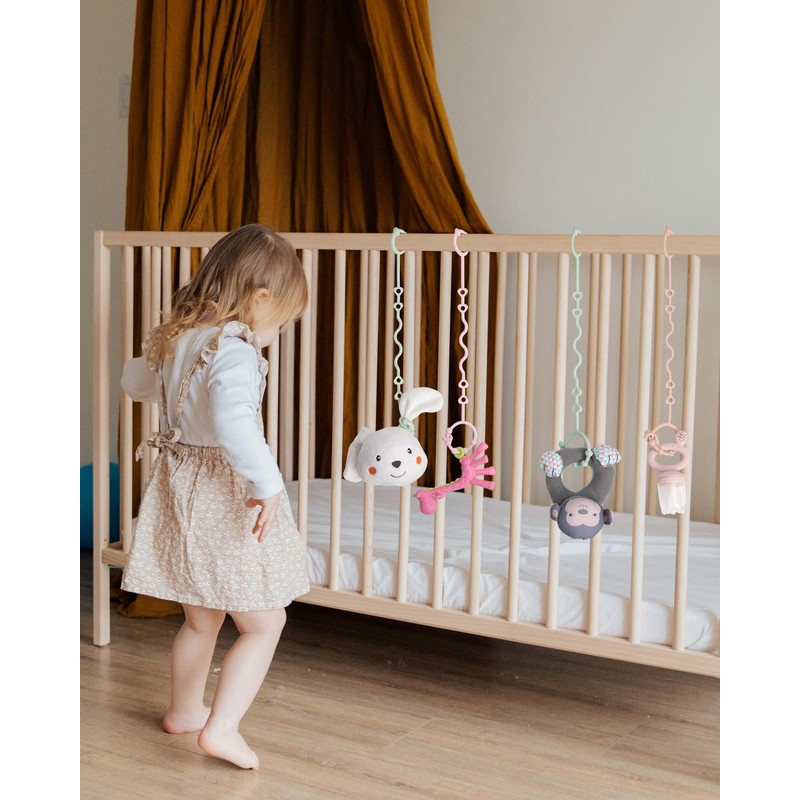 Toy Straps for Baby, 6 Pcs 100% Food Grade Platinum