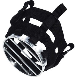 Best Friend Clip-On Cribbing Muzzle - Equine Supplies for Cribbing & Biting Prevention, Effective Horse Muzzle for Anti Chew - Allows Natural Grazing and Drinking Habits - Cob Size