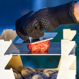 FENNEK Smasher | Barbecue Burger Press | A Great Tool for The Kitchen, Garden, Restaurants, Camping and Much More | Made from Polished Stainless Steel