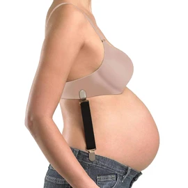 Belly Ups! The Original Maternity Suspenders Black One Size