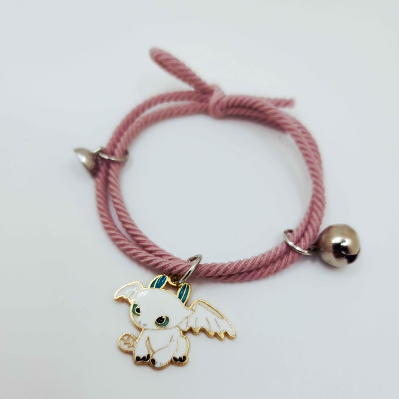 Matching Bracelets for Couples Dragon Charm Bracelet Set His Hers