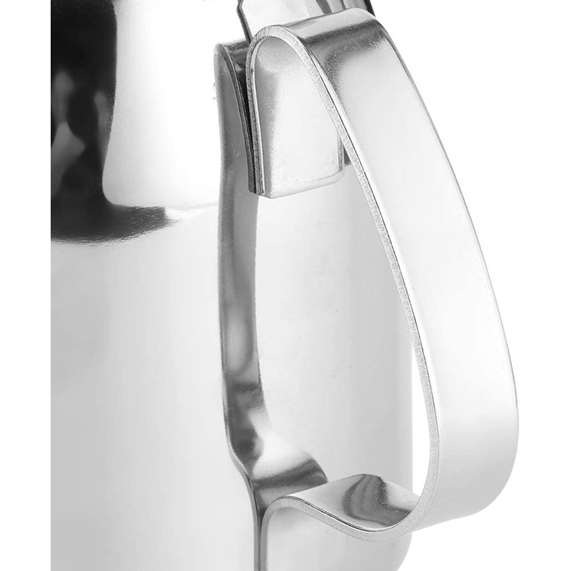 Stainless Steel 600ml Tea Pot with flip lid and Handle,