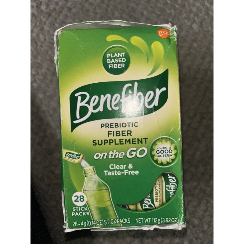 BeneFiber Fiber Supplement on the Go! 28 Stick Packs Clear