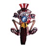 C&D Visionary P-1296 Grateful Dead Uncle Sam on Bike Patch