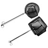 2Pcs Aquarium Fish Net, Tiny Fish Tank Net, Soft Round/Square