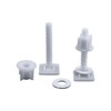 SagaSave 2 Pcs Toilet Seat Screws Plastic Square Toilet Seat