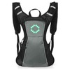LED Turn Signal Backpack IPX5 Waterproof Reflective Backpack with Direction