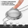 2 Pcs Stainless Steel Small Strainer Fine Mesh Strainer, Mini