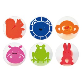Eduplay 220109 Animal Stamp Set of 6'' Mandala & Animals, Multi Colour