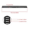 Silscvtt 4 PCS Powder Coated Black E Track Tie Down