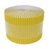 Bright Ideas Corrugated Border Roll for School Displays, Canary, 10cm