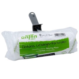 Anton® Professional Paint Roller for the Perfect Paint | 18 cm Paint Roller | Microfibre for Walls and Ceilings | Woodchip, Smooth Fleece, Plasterboard etc. | Floor Height 15 mm | for a Perfectly