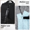 JIYIN Button Hook and Zipper Pull Helper, One Hand Buttons