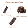 CharmRegion Wooden Wizard Magic Wand Hand Carved Wood Witch Wand
