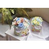 Daichi Farm DO001510-221 Preserved Flowers, Soft Pyramid Hydrangea Head, Strawberry,