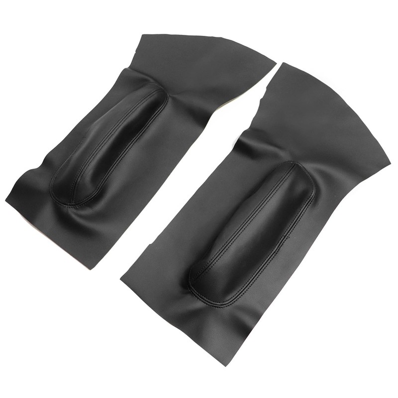 SecosAutoparts Pair Black Door Panel Replacement Armrest Cover Compatible with