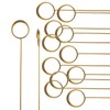 CertBuy 200PCS Metal Wire Floral Place Card Holder