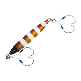 Major Craft Metal Jig, First Jig, Throw, 4.6 oz (130 g), Zebra Red Gold FJSW-130#48 ZEBRA RED GOLD