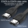 ELFJMZP eSATA to eSATA Cable, 6Gbps SATA III Female to