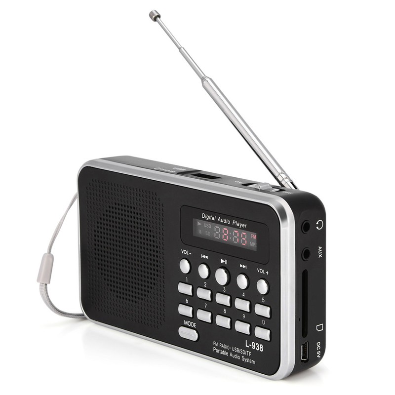 Portable Digital Audio Player HiFi Music Speaker Support FM Radio