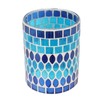 Mosaic Votive Candle Holder Handcrafted Glass Tea Light Holder for