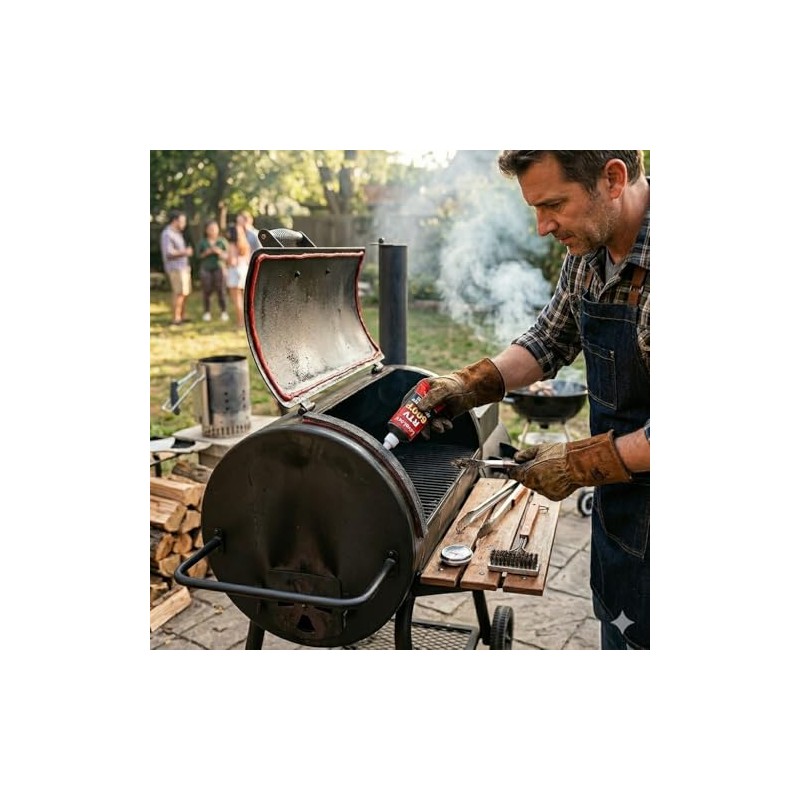 LavaLock High Temp Silicone Adhesive for BBQ Grill & Smoker