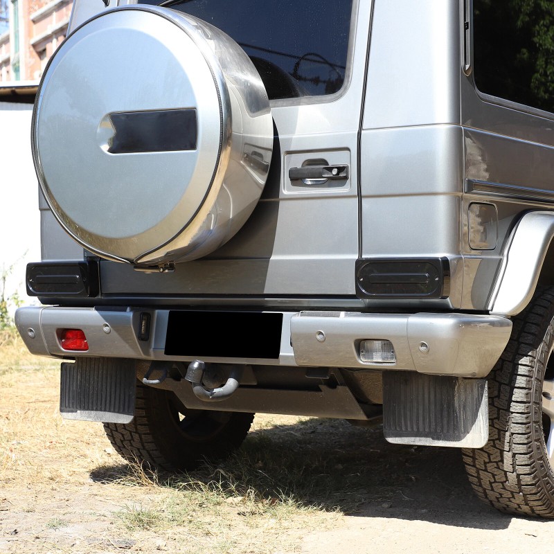 Ynei Smoked Tail Light Cover Black out Overlay Fits Mercedes