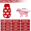 choyaxo Knitted Dog Sweaters Valentine’s Day Heart Sweater for Small