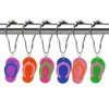 Slippers Shower Curtain Hooks for Decorative Home Bathroom - Rust