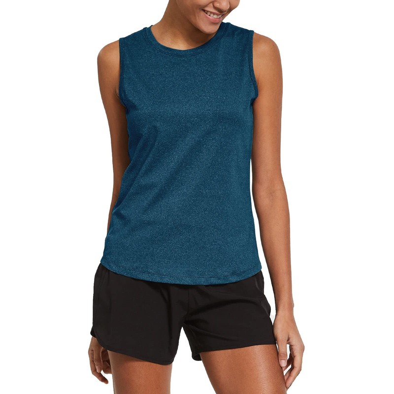 BALEAF Camisetas de entrenamiento sin mangas para mujer, camisetas de
