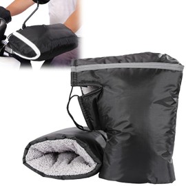 Motorcycle Handlebar Gloves, Winter Thermal Windproof Handlebar Warmers, Universal Windproof Handlebar Warmers, Motorcycle Handlebar Gloves, for Bicycle, Motorcycle, Scooter