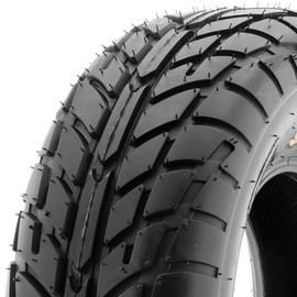 Pair of 2 SunF A021 TT Sport ATV UTV Dirt & Flat Track Tires 25x8-12, 6 PR, Tubeless