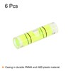 HARFINGTON 6pcs Small Cylindrical Bubble Level Vials 6.5x25.5mm PMMA Mini