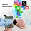 SmartWatch XINJI N2 with Bluetooth, AMOLED Touch Panel, Pulse/HRV/Blood Oxygen