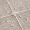 ZeeMart Grid Embroidered Tablecloths 52x70 Inch (Fit 3ft-4ft, Narrow Fit
