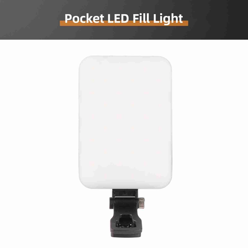 Portable Video Conference Fill Light 2500K-6500K Brightness Adjustable Clip On