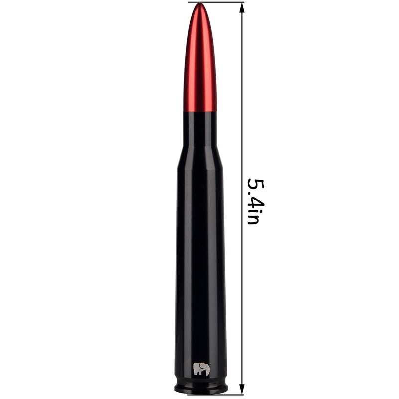 50 Cal Caliber Bullet Style Antenna, Compatible with Nissan -