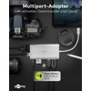 Goobay 49850 USB C Hub Multiport Splitter 9 Ports HDMI/VGA/USB