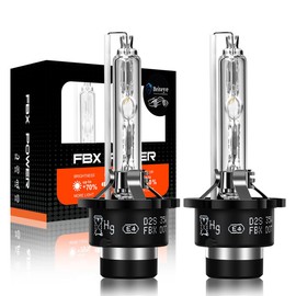 Briteye Headlight D2S HID Bulbs 35W Genuine Replacement Bulb 6500K 12V for Car (Pack of 2)