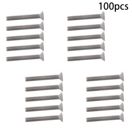 MroMax M3x20 Hardware Nails Zinc Plating Crosshead Machine Screws - Cross Countersunk Head Screw Bolts 100pcs