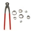Hilitchi 70pcs Stainless Steel Single Ear Hose Clamps with Ear