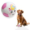 GUIWAWA Latex Squeaky Dog Soccer Ball Toys, 3.7" Dog Football